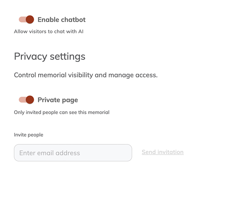 Chat interface with AI assistant
